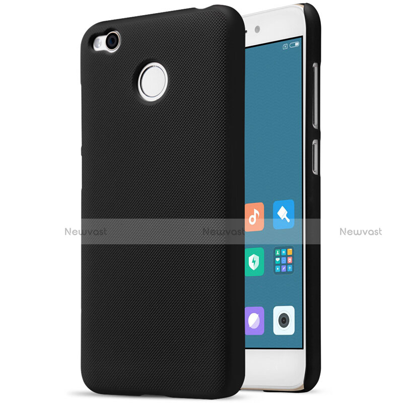 Mesh Hole Hard Rigid Snap On Case Cover for Xiaomi Redmi 4X Black
