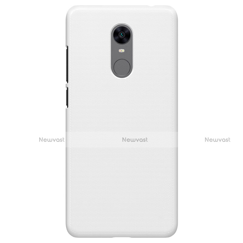 Mesh Hole Hard Rigid Snap On Case Cover for Xiaomi Redmi 5 Plus White