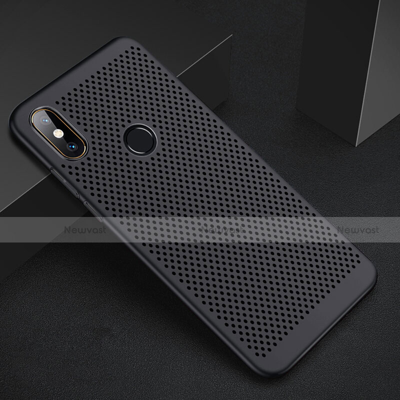 Mesh Hole Hard Rigid Snap On Case Cover for Xiaomi Redmi 6 Pro