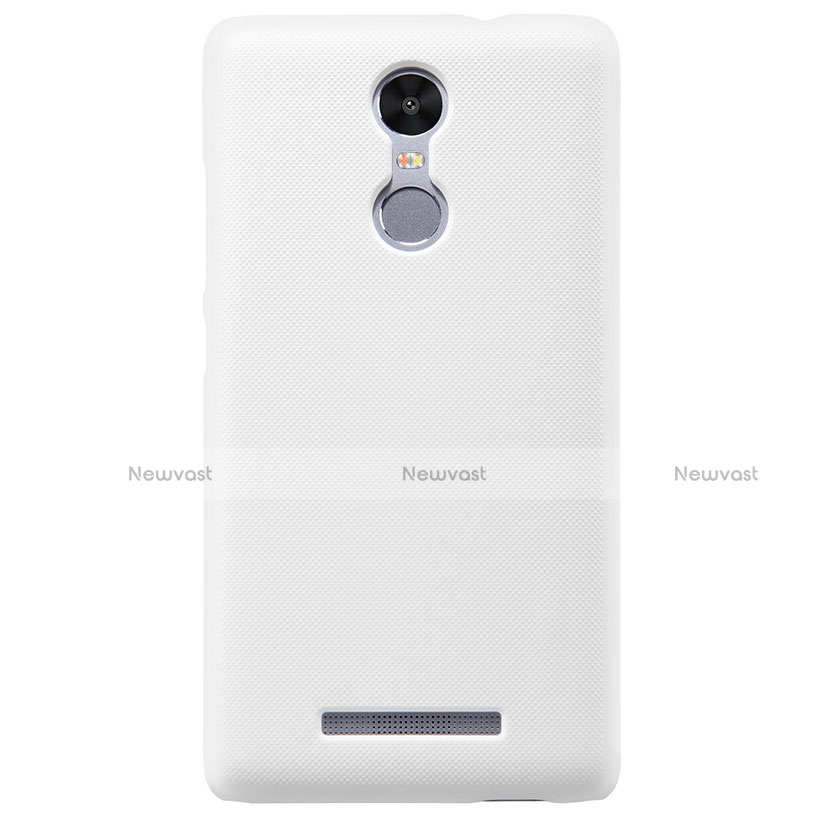 Mesh Hole Hard Rigid Snap On Case Cover for Xiaomi Redmi Note 3 MediaTek White