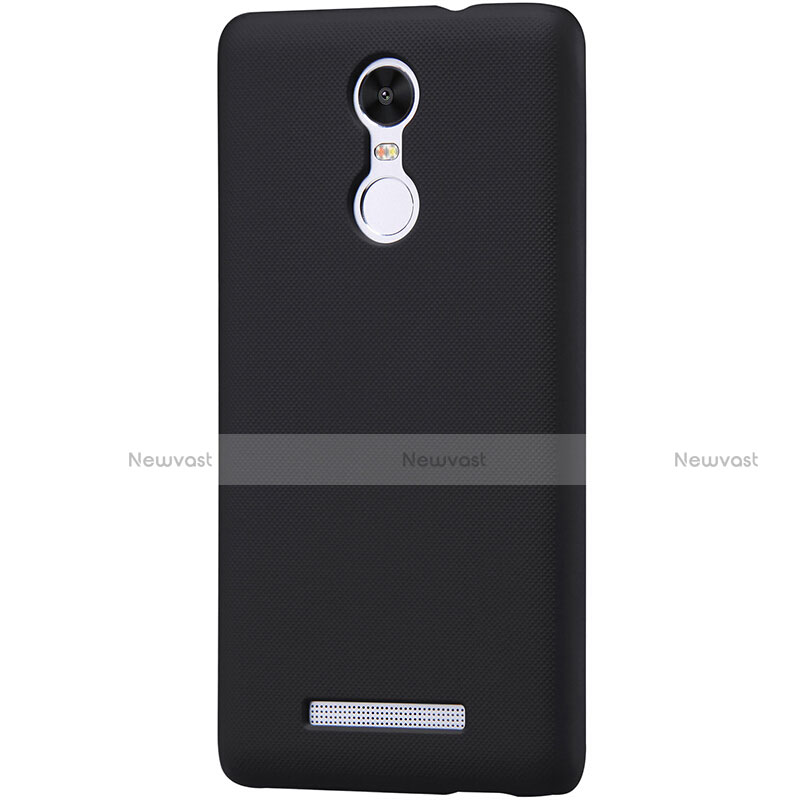 Mesh Hole Hard Rigid Snap On Case Cover for Xiaomi Redmi Note 3 Pro Black