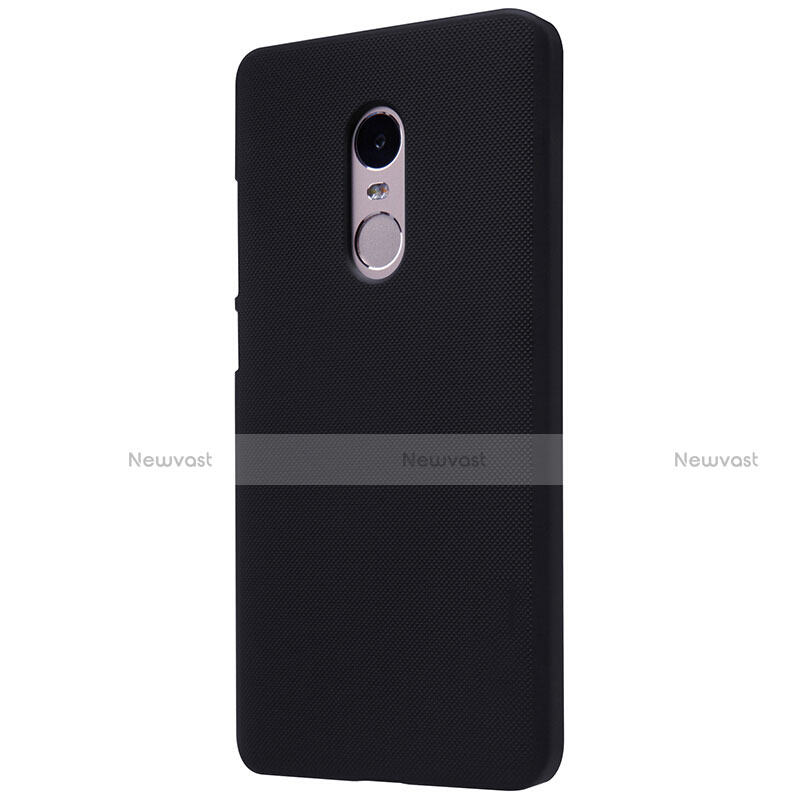 Mesh Hole Hard Rigid Snap On Case Cover for Xiaomi Redmi Note 4 Black