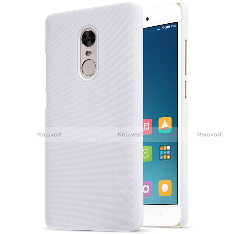 Mesh Hole Hard Rigid Snap On Case Cover for Xiaomi Redmi Note 4 Standard Edition White