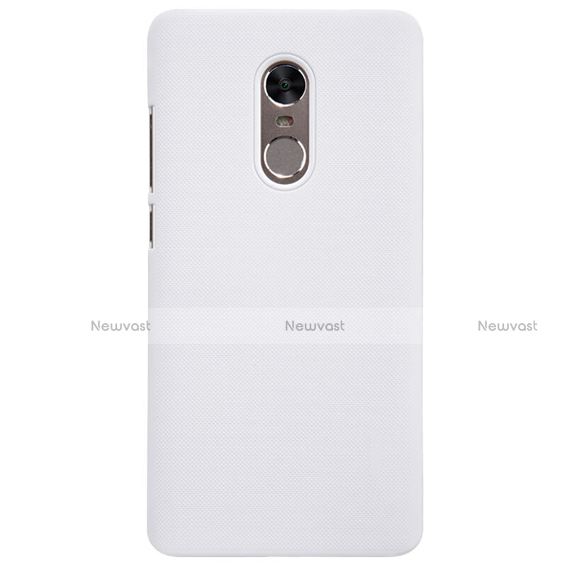 Mesh Hole Hard Rigid Snap On Case Cover for Xiaomi Redmi Note 4 Standard Edition White