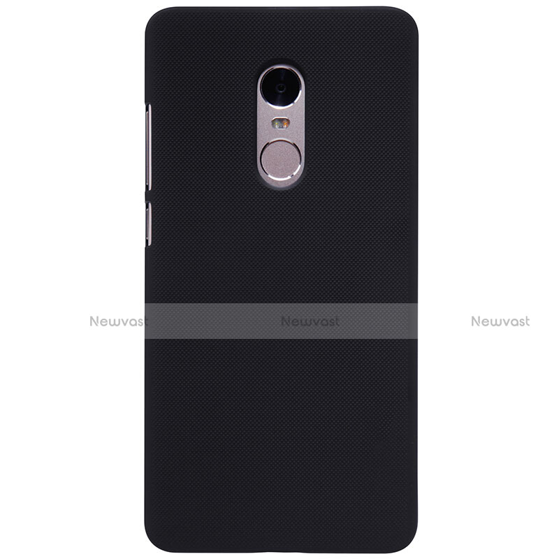 Mesh Hole Hard Rigid Snap On Case Cover for Xiaomi Redmi Note 4X High Edition Black