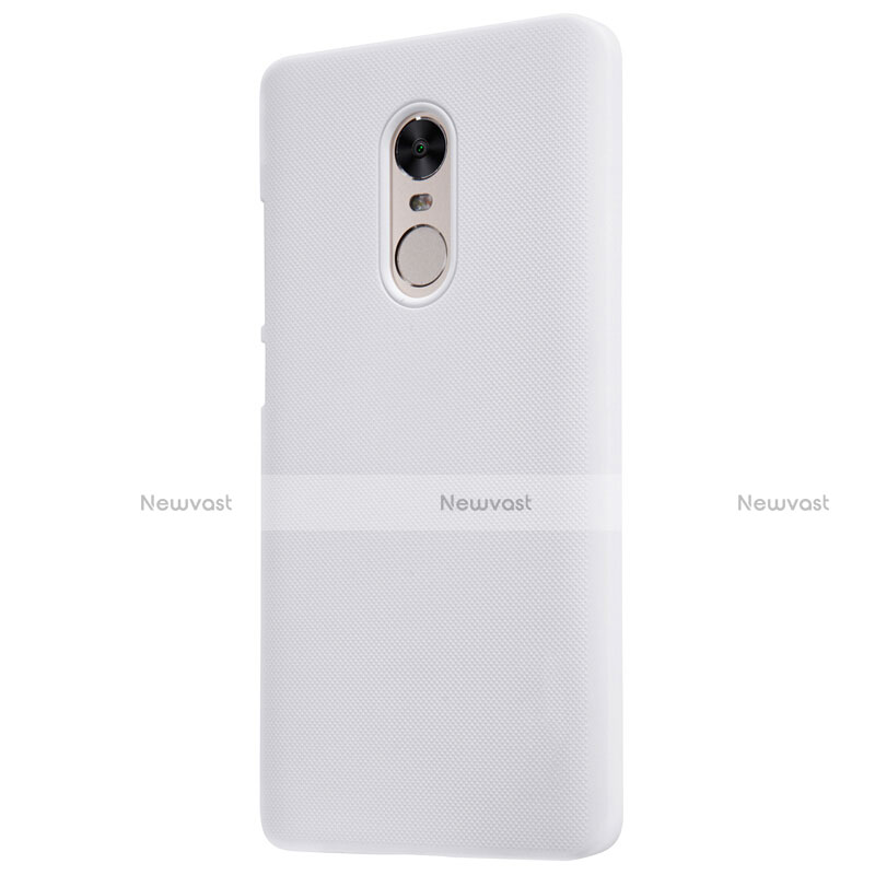 Mesh Hole Hard Rigid Snap On Case Cover for Xiaomi Redmi Note 4X White