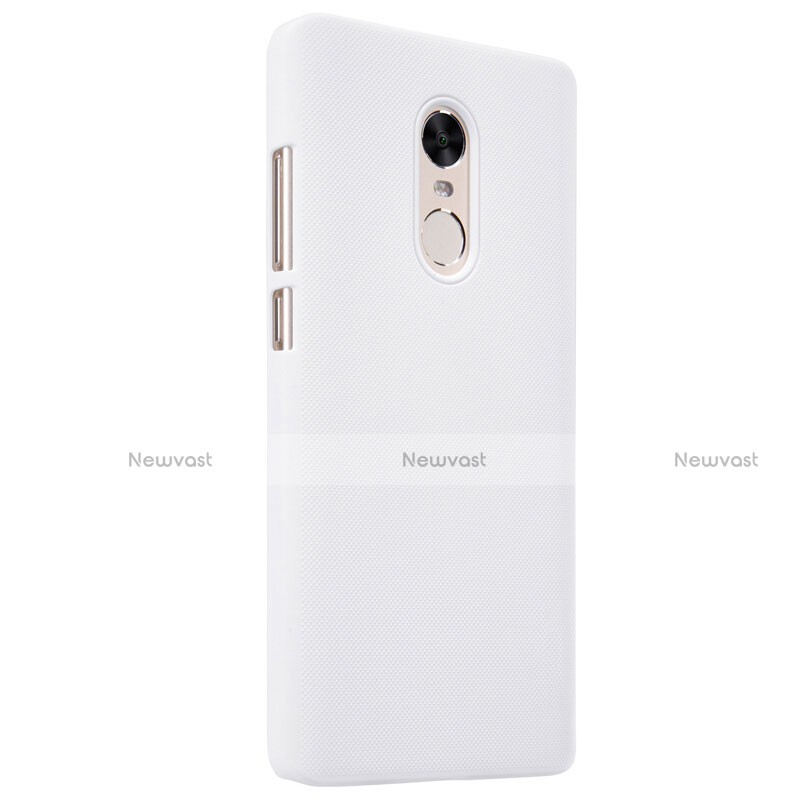 Mesh Hole Hard Rigid Snap On Case Cover for Xiaomi Redmi Note 4X White