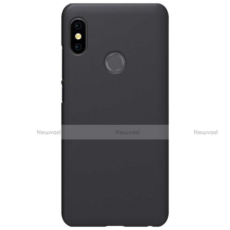 Mesh Hole Hard Rigid Snap On Case Cover for Xiaomi Redmi Note 5 AI Dual Camera Black