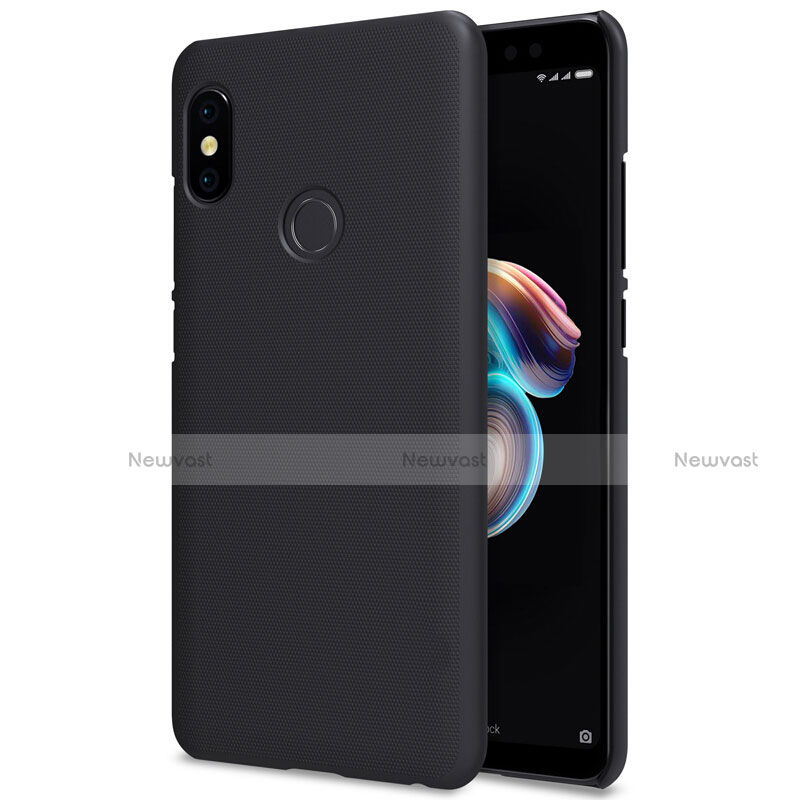 Mesh Hole Hard Rigid Snap On Case Cover for Xiaomi Redmi Note 5 Black