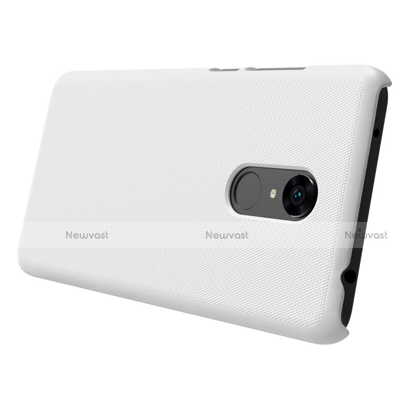 Mesh Hole Hard Rigid Snap On Case Cover for Xiaomi Redmi Note 5 Indian Version White