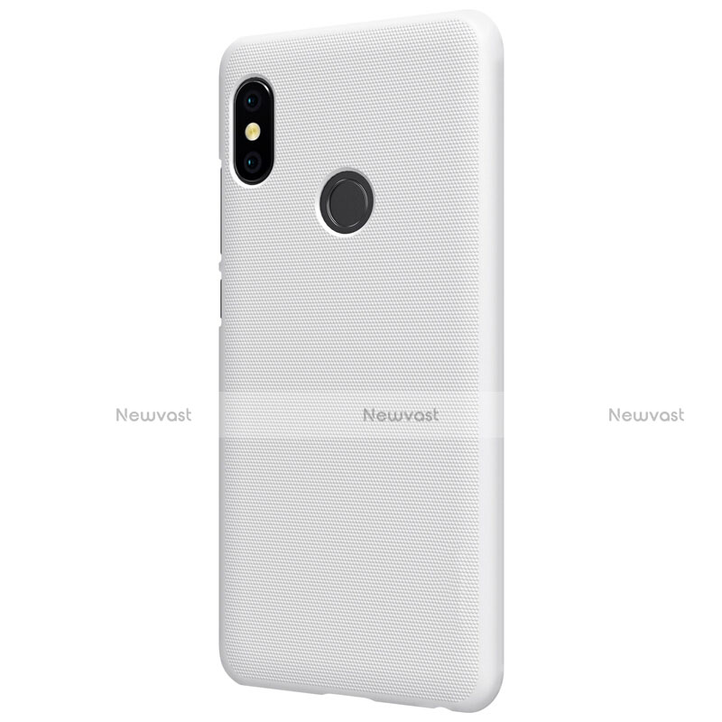 Mesh Hole Hard Rigid Snap On Case Cover for Xiaomi Redmi Note 5 Pro White