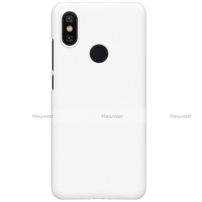 Mesh Hole Hard Rigid Snap On Case Cover M01 for Xiaomi Mi A2 White