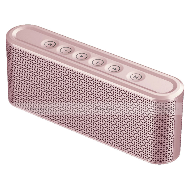 Mini Wireless Bluetooth Speaker Portable Stereo Super Bass Loudspeaker K07 Rose Gold