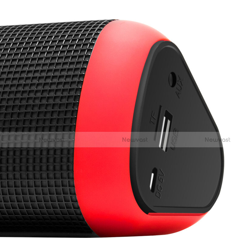 Mini Wireless Bluetooth Speaker Portable Stereo Super Bass Loudspeaker S11 Red