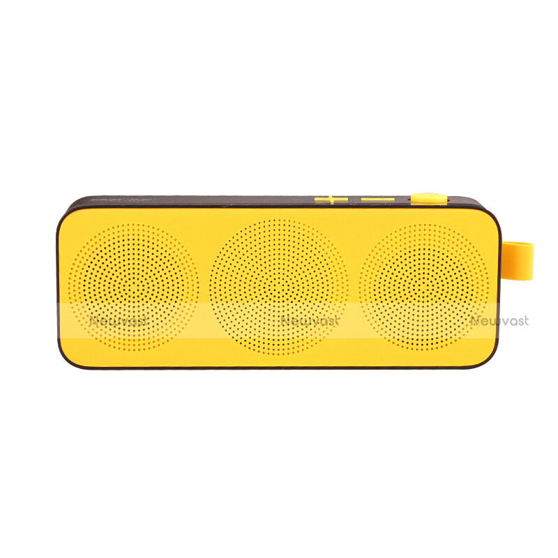 Mini Wireless Bluetooth Speaker Portable Stereo Super Bass Loudspeaker S12 Yellow