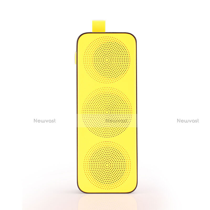 Mini Wireless Bluetooth Speaker Portable Stereo Super Bass Loudspeaker S12 Yellow