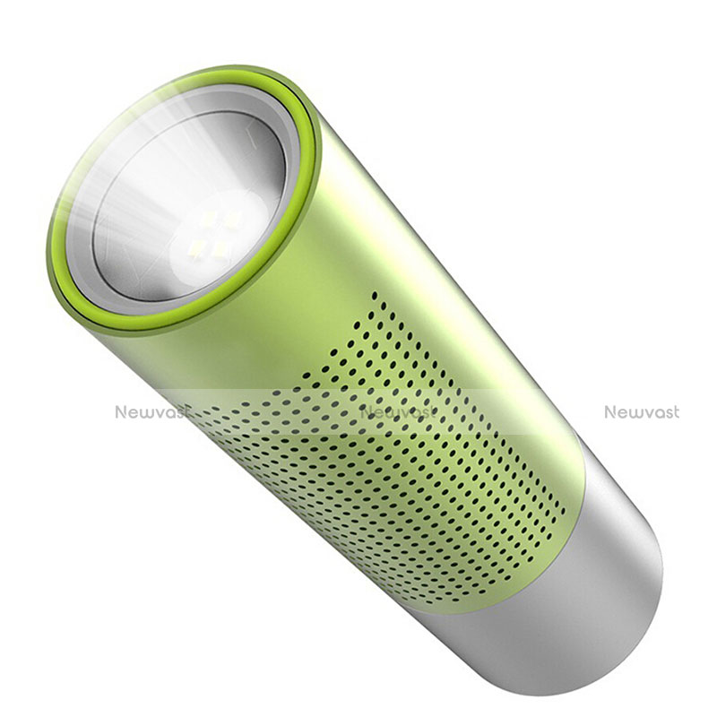 Mini Wireless Bluetooth Speaker Portable Stereo Super Bass Loudspeaker S15 Green
