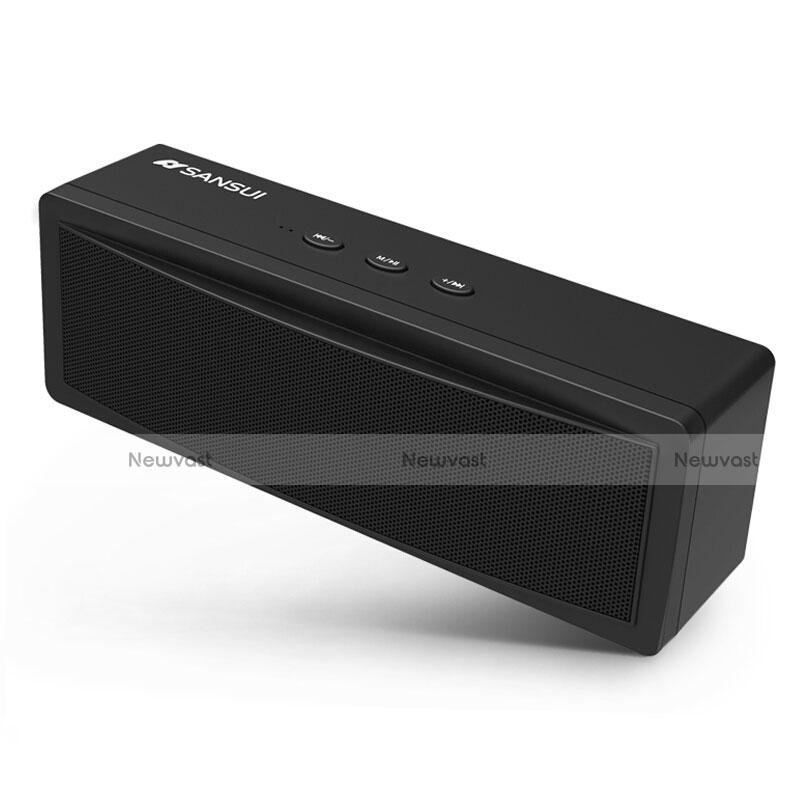 Mini Wireless Bluetooth Speaker Portable Stereo Super Bass Loudspeaker S19 Black