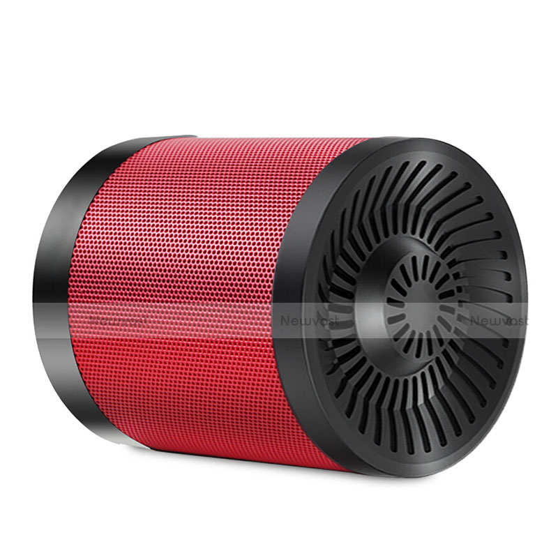 Mini Wireless Bluetooth Speaker Portable Stereo Super Bass Loudspeaker S21 Red