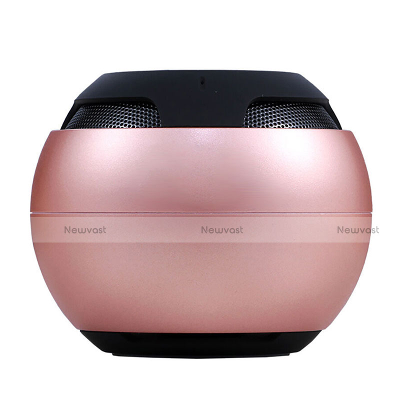 Mini Wireless Bluetooth Speaker Portable Stereo Super Bass Loudspeaker S22 Rose Gold