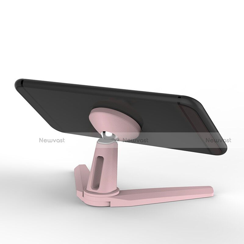 Mount Magnetic Smartphone Stand Cell Phone Holder for Desk Universal Pink