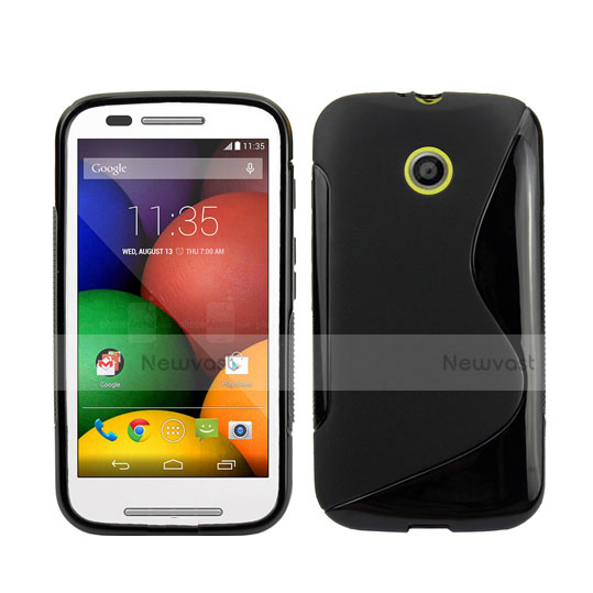 S-Line Gel Soft Case for Motorola Moto E XT1021 Black