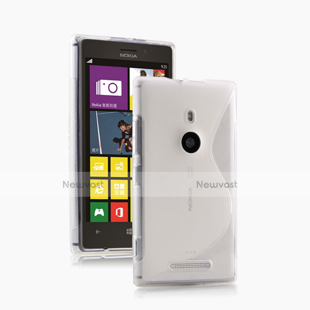 S-Line Transparent Gel Soft Case for Nokia Lumia 925 White