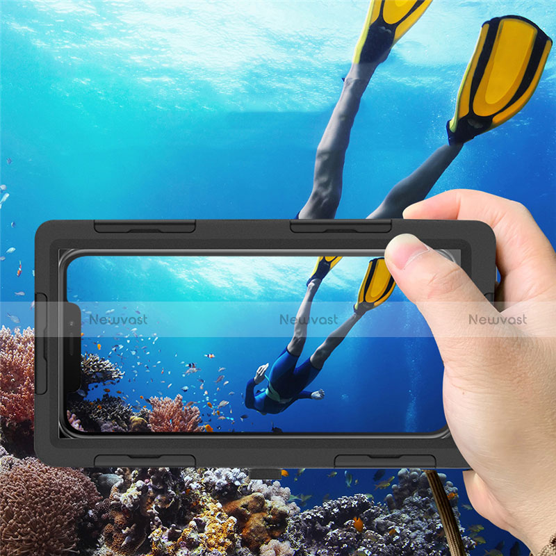Silicone and Plastic Waterproof Case 360 Degrees Underwater Shell Cover for Samsung Galaxy Note 10