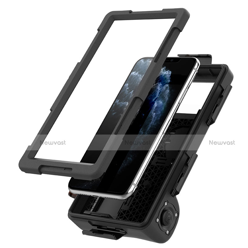 Silicone and Plastic Waterproof Case 360 Degrees Underwater Shell Cover for Samsung Galaxy S6 SM-G920