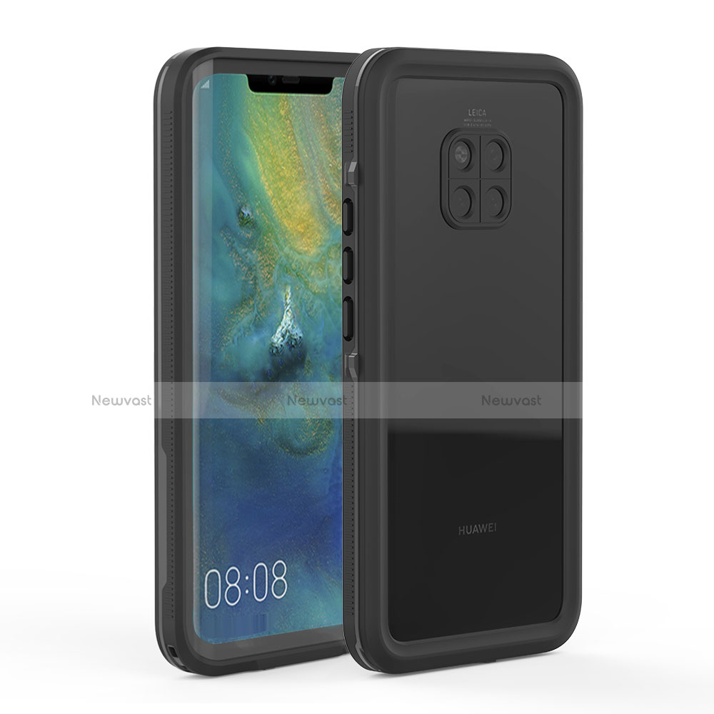 Silicone and Plastic Waterproof Cover Case 360 Degrees Underwater Shell for Huawei Mate 20 Pro