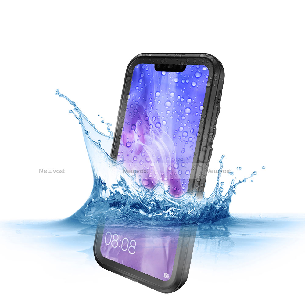Silicone and Plastic Waterproof Cover Case 360 Degrees Underwater Shell for Huawei P20 Lite