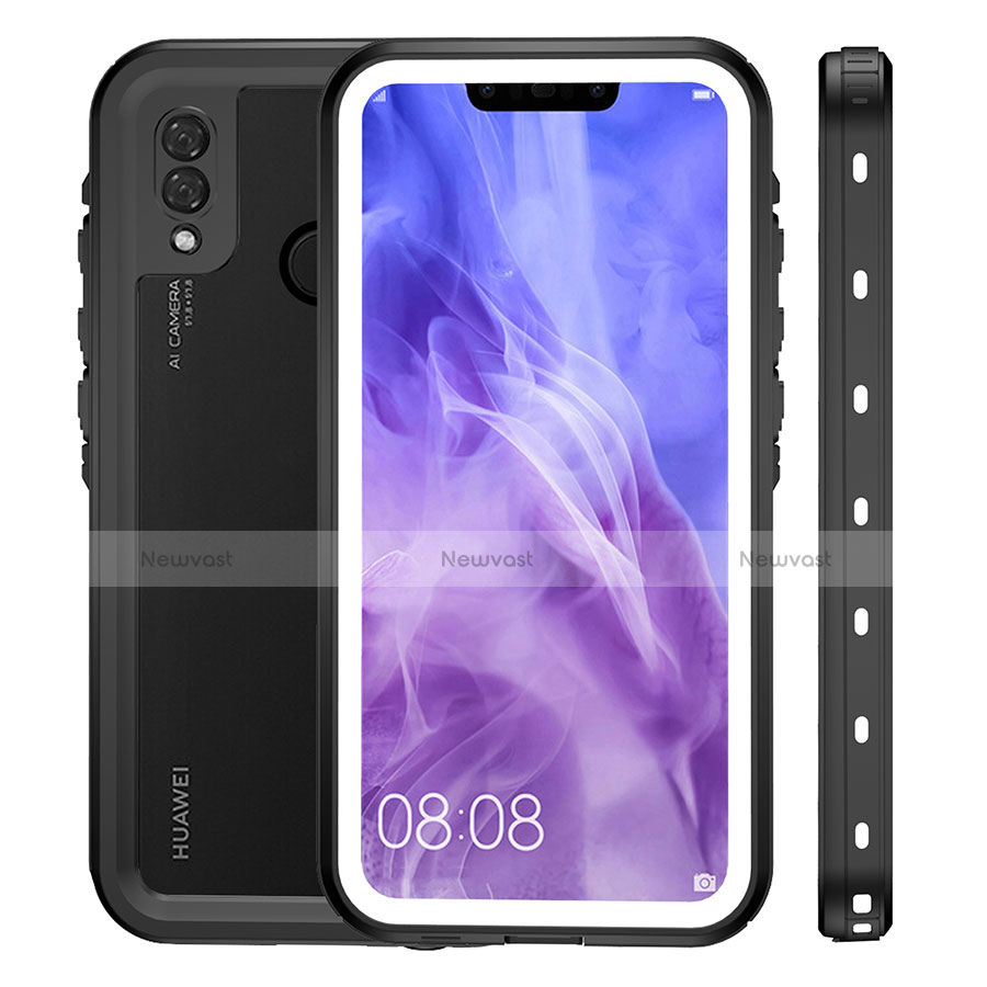 Silicone and Plastic Waterproof Cover Case 360 Degrees Underwater Shell for Huawei P20 Lite