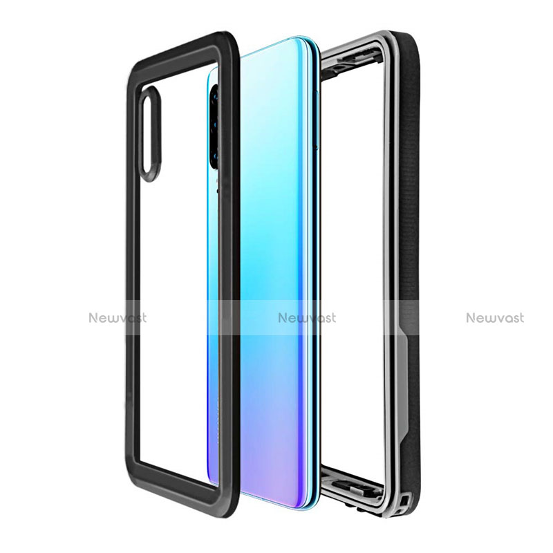 Silicone and Plastic Waterproof Cover Case 360 Degrees Underwater Shell T01 for Huawei P30