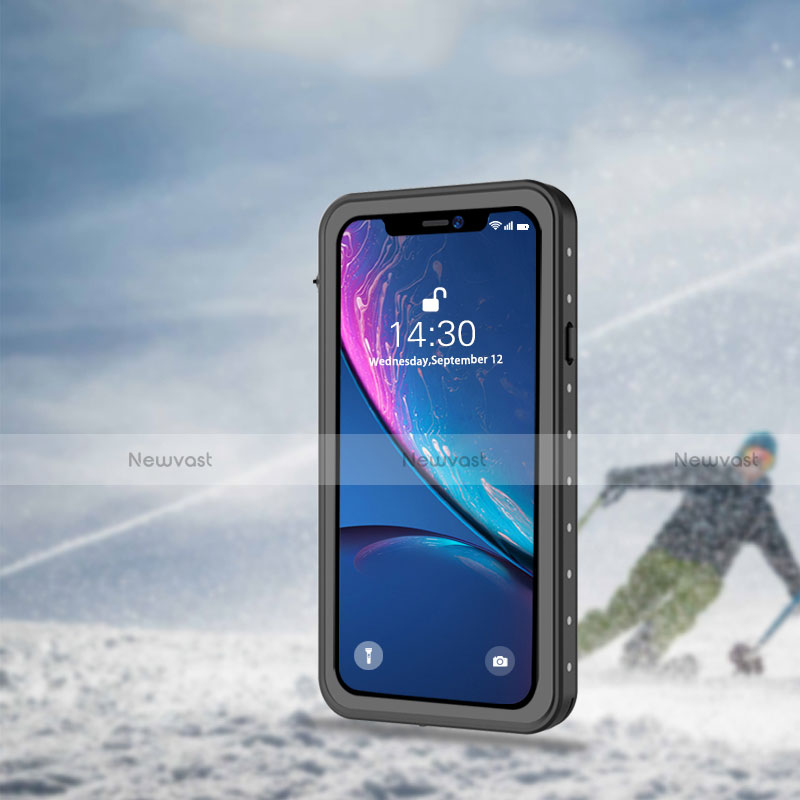 Silicone and Plastic Waterproof Cover Case 360 Degrees Underwater Shell W01 for Apple iPhone XR