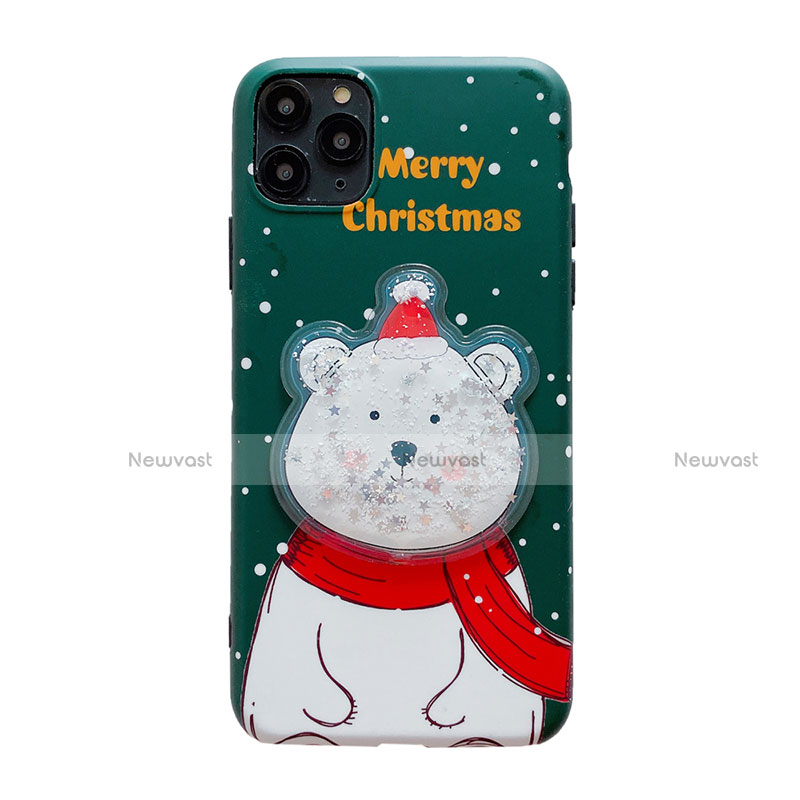 Silicone Candy Rubber Gel Christmas Pattern Soft Case Cover C01 for Apple iPhone 11 Pro