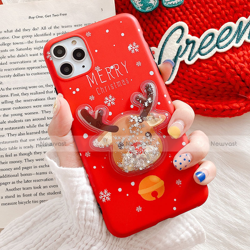 Silicone Candy Rubber Gel Christmas Pattern Soft Case Cover C01 for Apple iPhone 11 Pro