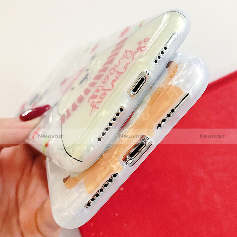 Silicone Candy Rubber Gel Christmas Pattern Soft Case Cover for Apple iPhone 11