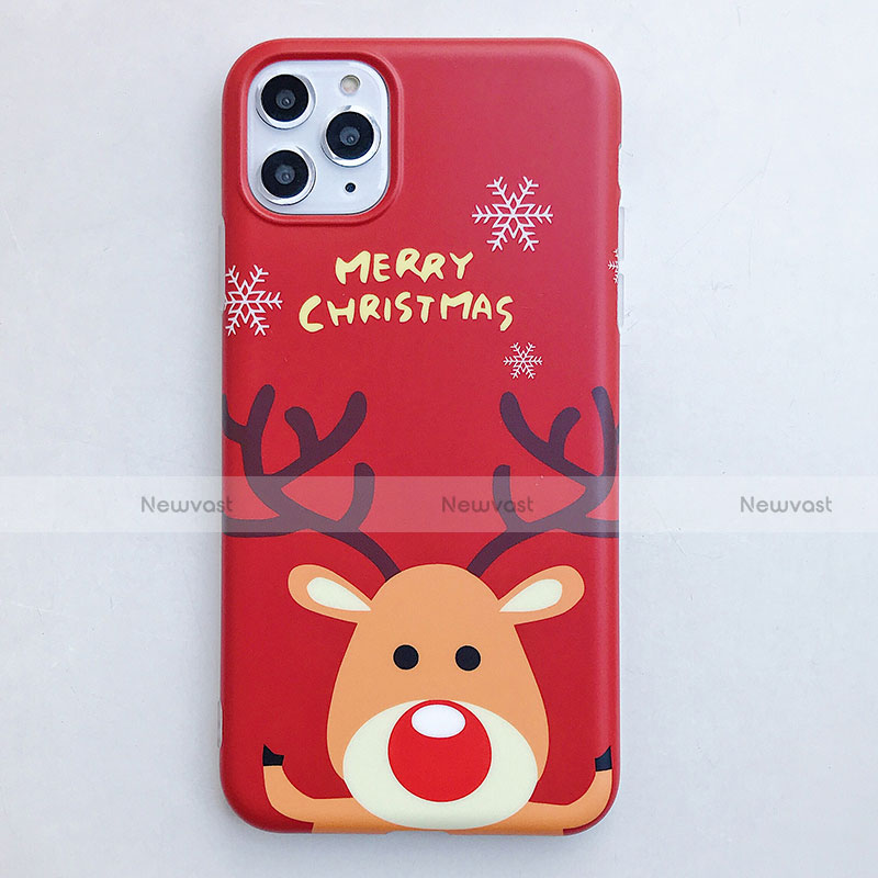 Silicone Candy Rubber Gel Christmas Pattern Soft Case Cover S01 for Apple iPhone 11 Pro