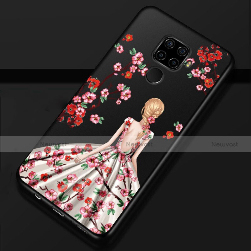 Silicone Candy Rubber Gel Dress Party Girl Soft Case Cover for Huawei Mate 30 Lite