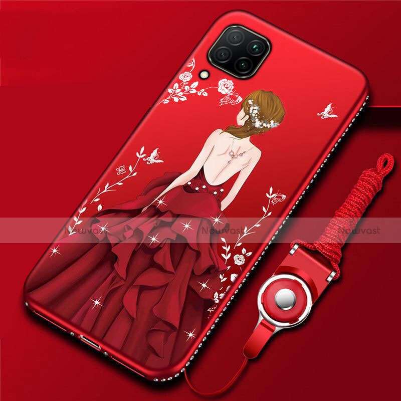 Silicone Candy Rubber Gel Dress Party Girl Soft Case Cover for Huawei P40 Lite