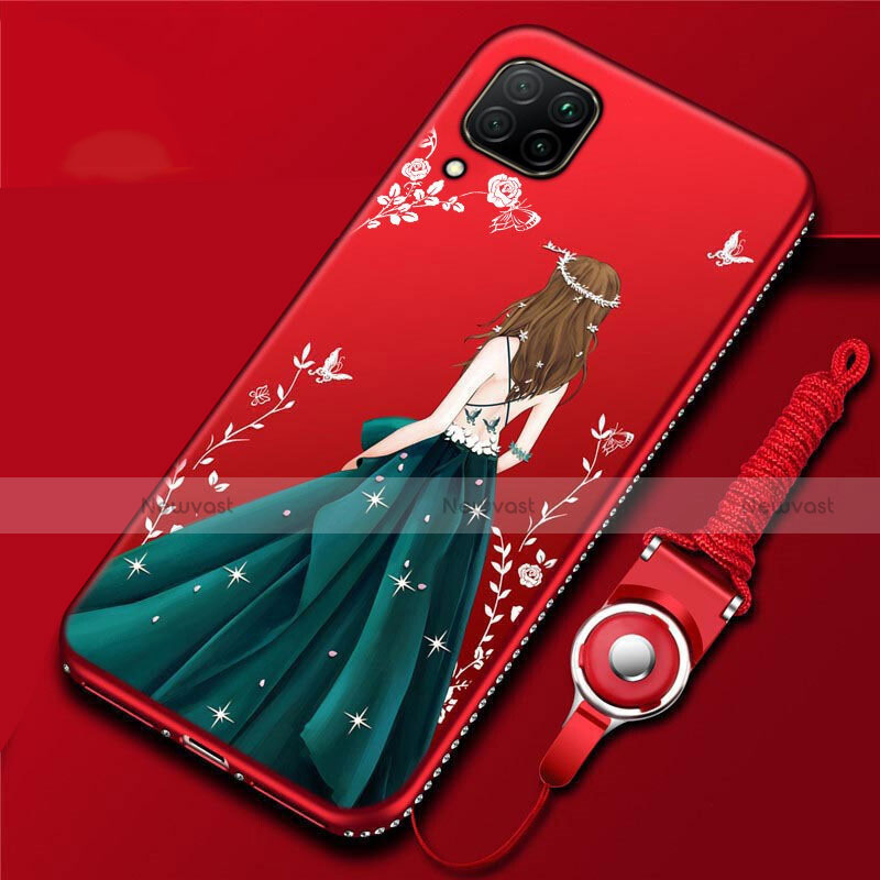 Silicone Candy Rubber Gel Dress Party Girl Soft Case Cover for Huawei P40 Lite Mixed