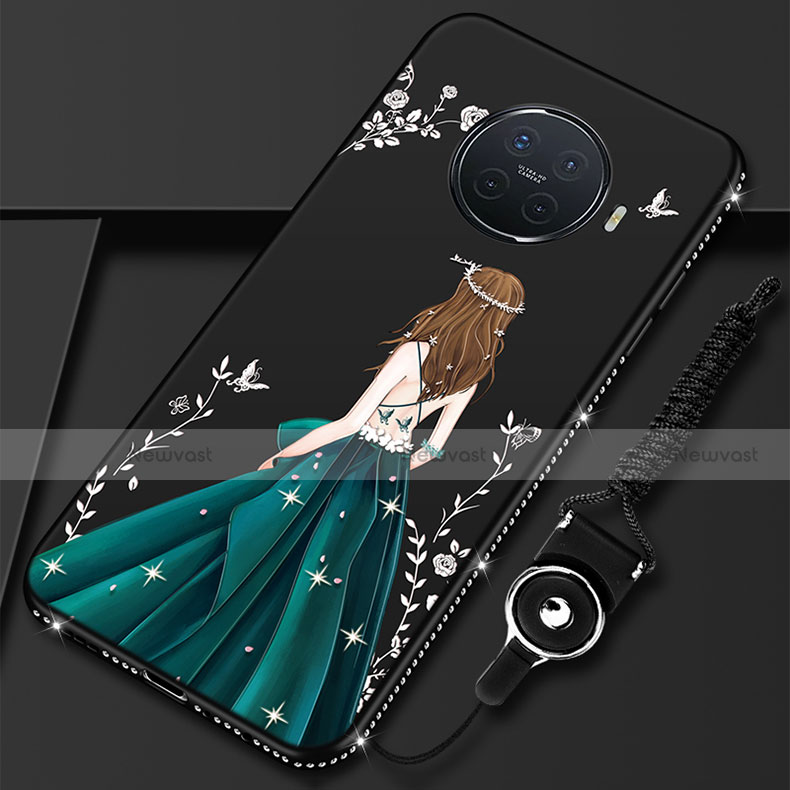 Silicone Candy Rubber Gel Dress Party Girl Soft Case Cover S01 for Oppo Ace2