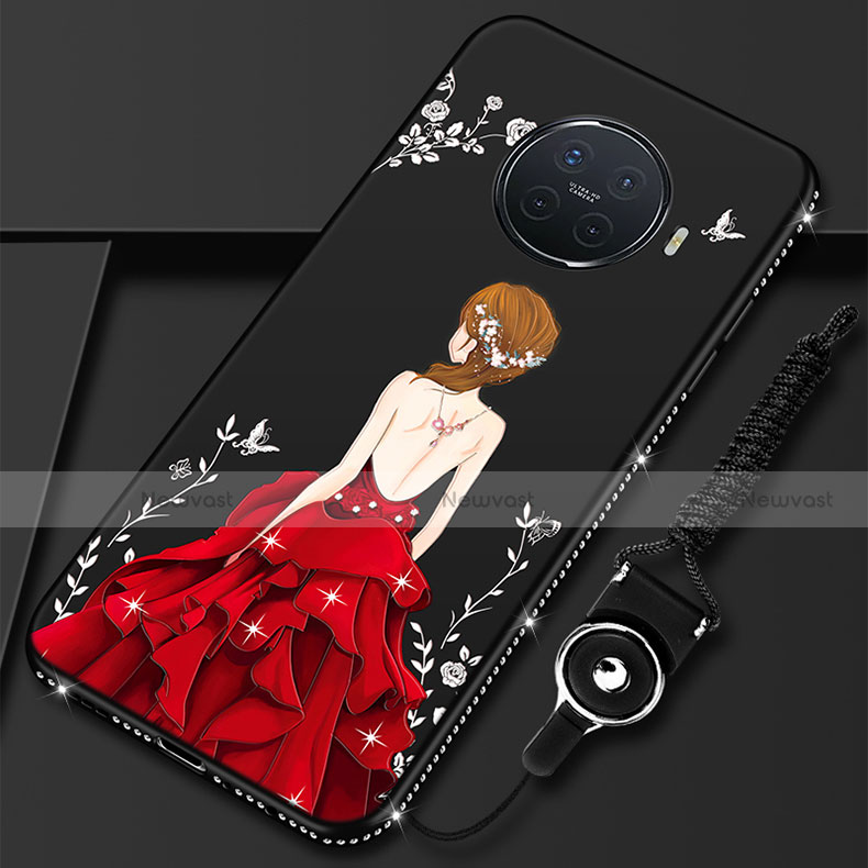 Silicone Candy Rubber Gel Dress Party Girl Soft Case Cover S01 for Oppo Ace2