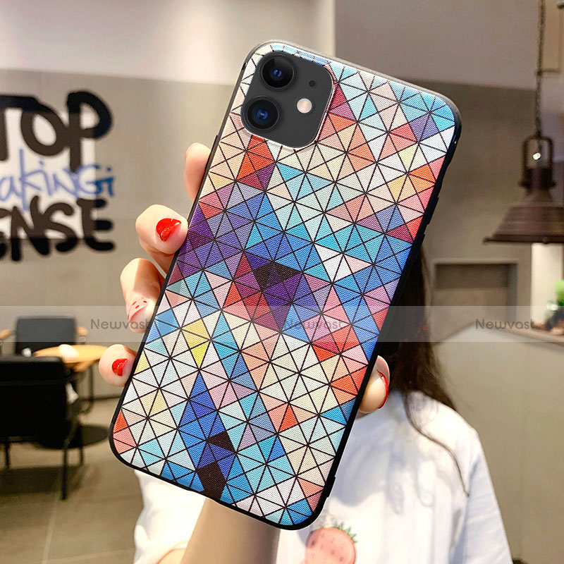 Silicone Candy Rubber Gel Fashionable Pattern Soft Case Cover F02 for Apple iPhone 11 Mixed
