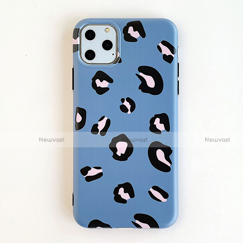 Silicone Candy Rubber Gel Fashionable Pattern Soft Case Cover for Apple iPhone 11 Pro Blue