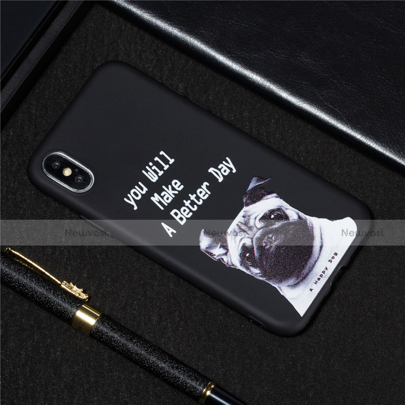 Silicone Candy Rubber Gel Fashionable Pattern Soft Case Cover for Apple iPhone X