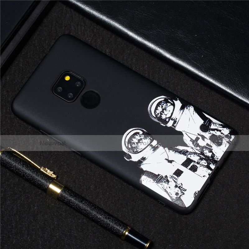 Silicone Candy Rubber Gel Fashionable Pattern Soft Case Cover for Huawei Mate 20