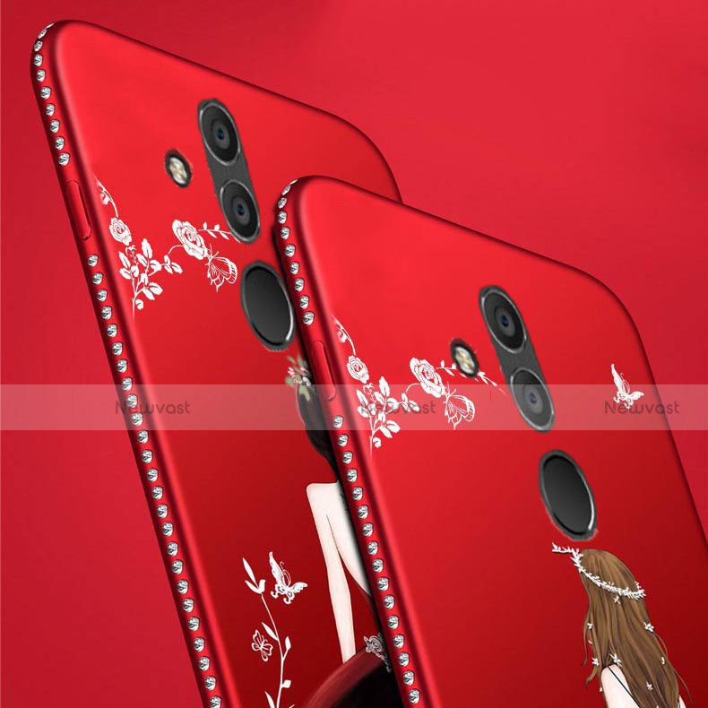 Silicone Candy Rubber Gel Fashionable Pattern Soft Case Cover for Huawei Mate 20 Lite
