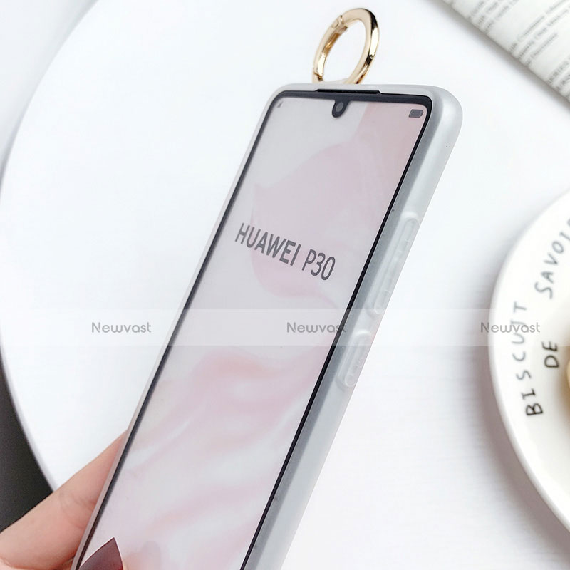 Silicone Candy Rubber Gel Fashionable Pattern Soft Case Cover for Huawei P30