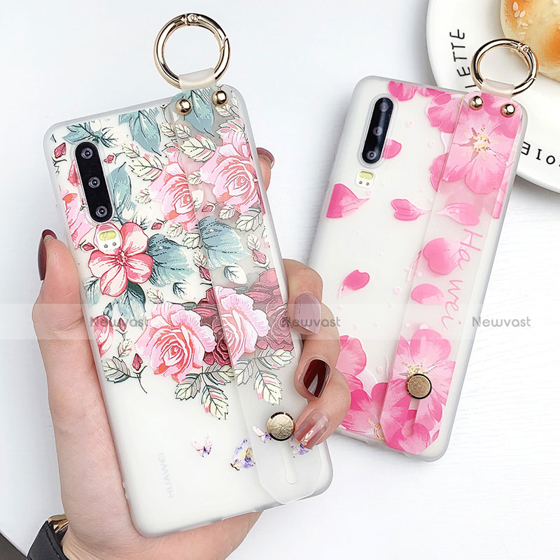 Silicone Candy Rubber Gel Fashionable Pattern Soft Case Cover for Huawei P30
